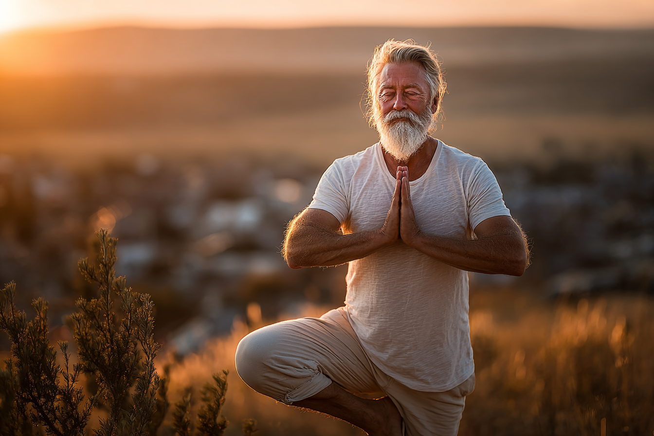 Затишна студія йоги з м'яким освітленням та зручними килимками
